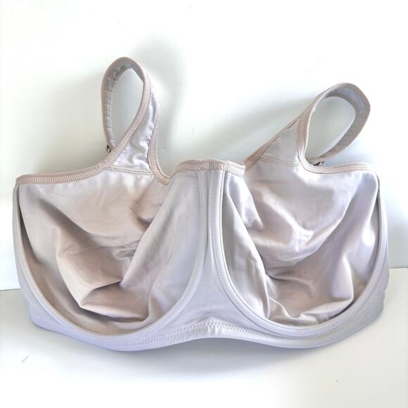 WACOAL Simone Sport 40G Outside Underwire Bra 855170 Beige Nude Sand 40DDDD 4D - Picture 7 of 16